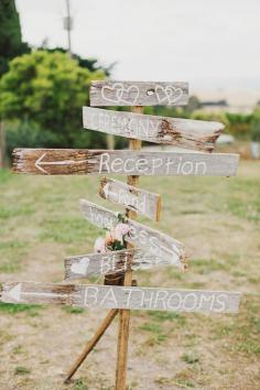 Sign love - Whimsical Country Wedding in Australia captured by Jonathan Ong