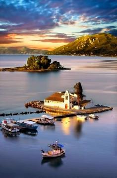 Pontikonisi Corfu Island Greece