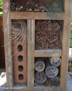 homemade bee hotel