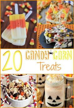 Candy Corn, Candy Corn Treat Ideas, Halloween Treats