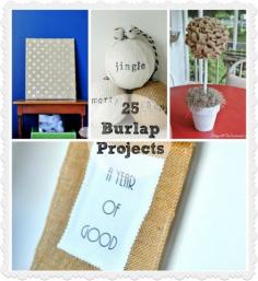 25 Awesome Burlap Projects