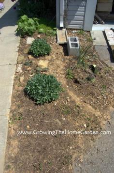 Growing The Home Garden: Making A Dry Creek Bed Drainage Canal for Downspouts