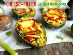 Cheese-Filled Grilled Avocados from NoblePig.com