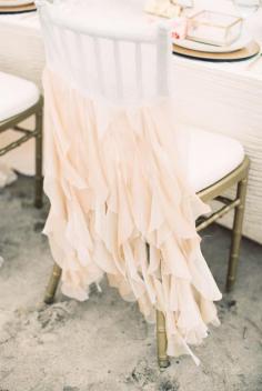 Wedding chair decoration - Watercolor Wedding Inspiration Shoot by Making Me Events (Event Desing) + Ruth Eileen (Photography)