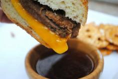 Slow Cooker French Dip Sammies - Shugary Sweets