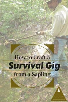 How to Craft a Down and Dirty Survival Gig from a Sapling