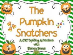 The Pumpkin Snatchers are hungry and love to eat letters. Go on an adventure to hunt them down. Practice spelling CVC words using Elkonin boxes. You will also make Pumpkin Slime!