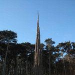 The Spire The Presidio A 100ft-tall art installation off of Arguello Blvd on Bay Area Ridge Trail in the Presidio, this thing is made from 3...