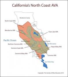 Californias North Coast AVA #wine #wineeducation