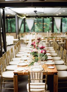 elegant reception, photo by Hunter Photographic ruffledblog.com/... #weddingideas #reception #tables