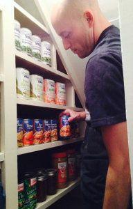 The space under the stairs can be a great place to store food | Food Storage Ideas, Skills & Tips at Survival Life: survivallife.com #survival #foodstorage