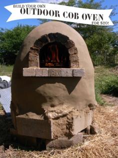 Build your own $20 outdoor cob oven