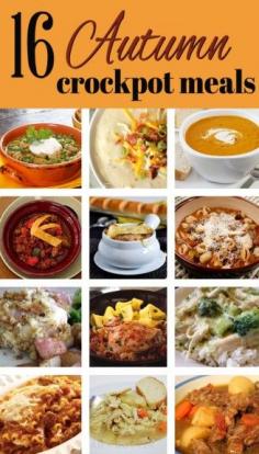 16 Autumn Crock Pot Recipes