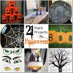 Halloween Paint Projects - great for beginning painters!