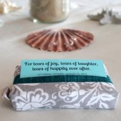 Sew a self-binding Pocket Tissue Pack Cover with full cutting dimensions and directions for your choice of a vert OR horz opening. Makes a great wedding or bridal shower favor!