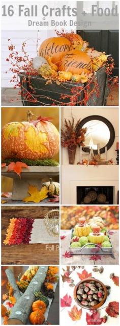 Looking for Fall crafts? Fall food? Fall decor? Here is a great roundup of it all!