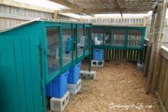 Similar to what I did with my worm bins & rabbit cages.