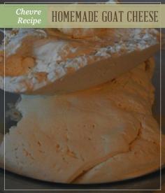 How To Make Goat Cheese | Easy, healthy and delicious recipe for all time! Now you will never buy again! #pioneersettler | pioneersettler.com