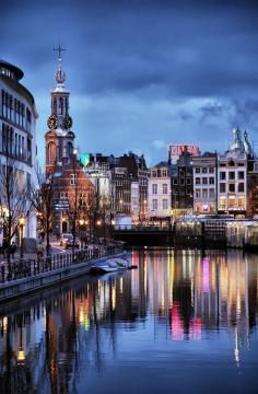 Canal Reflection, Amsterdam, The Netherlands