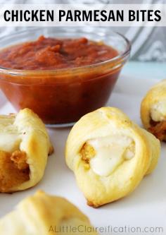 Chicken Parmesan Bites - Appetizers and Tailgating Snacks