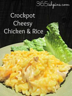 Vol. 2, Day 3: Crockpot Cheesy Chicken and Rice - 365ish Days of Pinterest