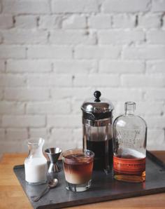 Cold Brew Bourbon Cocktail | a better happier st sebastian