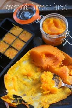 Easily Make a pumpkin pureé at home, and never use a can again! - Oh, The Things We'll Make!