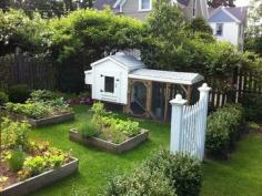 Backyard Garden farmhouse-landscape