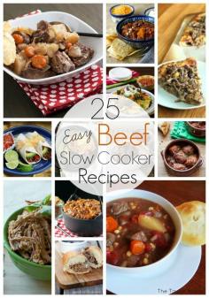 Beef Recipes, Slow Cooker Recipes, Beef Slow Cooker Recipes