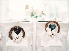 Wedding chairs - Elegant Southern Wedding by Gracie Blue Photography - via Magnolia Rouge