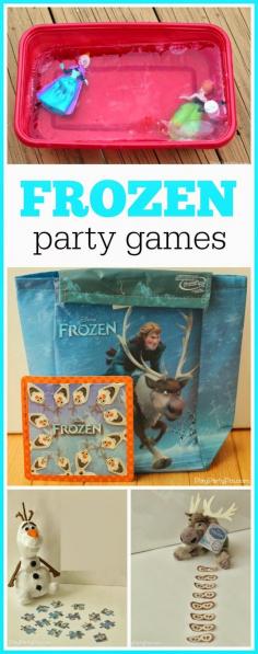 FROZEN party game ideas, especially love the frozen princess idea