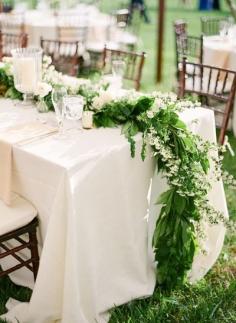 Simply Romantic Summer Backyard Wedding: www.stylemepretty... | Photography: Lauren Fair - www.laurenfairpho...