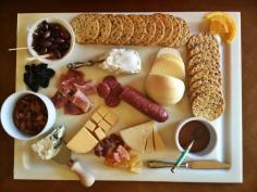 Cheese plate for a party at Vineyard Grant James