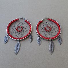 DIY Dream Catcher Earrings! I want these! @DIY & Crafts Mom