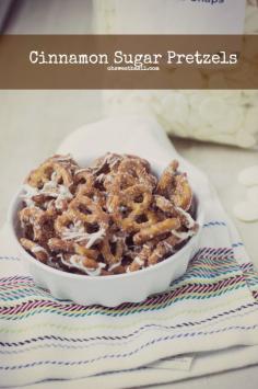 something this easy should not be so addicting and delicious, cinnamon sugar pretzels