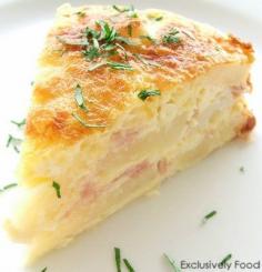 Exclusively Food: Ham and Potato Bake Recipe