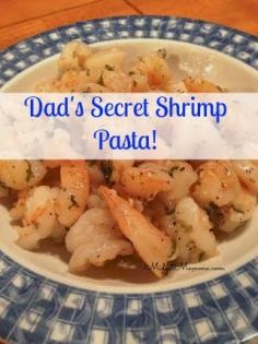 Shrimp Pasta recipe, this super easy recipe is perfect for shrimp lovers. Done in less then 30 minutes and amazing taste! #pasta #shrimp #easyrecipe