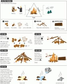 Summer Science: How To Build A Campfire Diagram