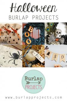 Halloween Burlap Projects