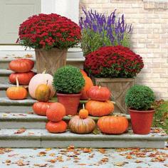 Line Your Steps - 60 Fall Decorating Ideas - Southern Living