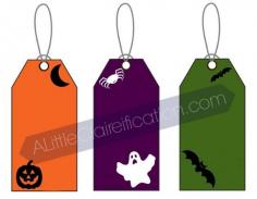 Halloween Gift Tag Printables - perfect for little treat bags and party favors!