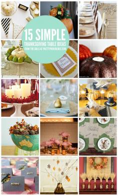 Okay I love these tablescapes! Gorgeous, easy, and festive! Perfect for Thanksgiving.