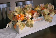 
                        
                            Easy 15 minute fall centerpiece! {Canary Street Crafts}
                        
                    