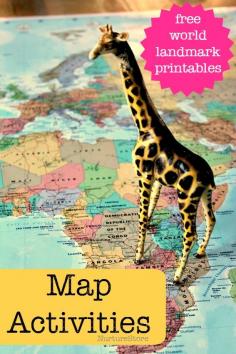 Nurture Store: Geo-Literacy World Map Activities for Kids.
