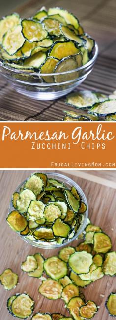 Cheesy and perfect with a homemade garlic mayo! These Parmesan Garlic Zucchini Chips are crispy and easy to make, I think I might bring them to the next party I attend. I'm all about easy but impressive recipes!