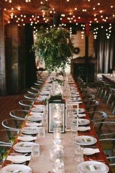 Rustic wedding table: www.stylemepretty... | Photography: The More We See - www.themorewesee....