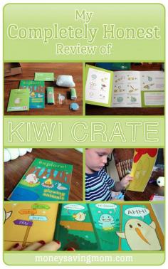 Thinking of trying out Kiwi Crate? Here's a completely honest review on it... why we loved it, but why we can't fully endorse it. Click through for pictures and full details.