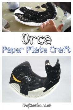 
                        
                            Orca Paper Plate Craft (Killer Whale) a simple and thrifty craft for kids!
                        
                    