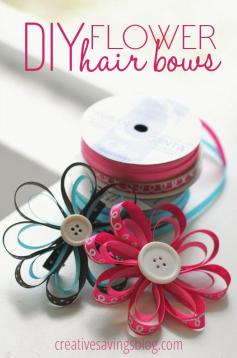 This step-by-step tutorial on how to make your own DIY flower hair bows is not only easy, it only costs pennies to make! Coordinate with every outfit, or whip up something special for an upcoming Holiday. Your daughter or niece will absolutely love wearing one!
