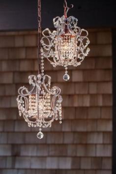 Crystal chandeliers: www.stylemepretty... | Photography: Amanda Suanne - amandasuanne.com/